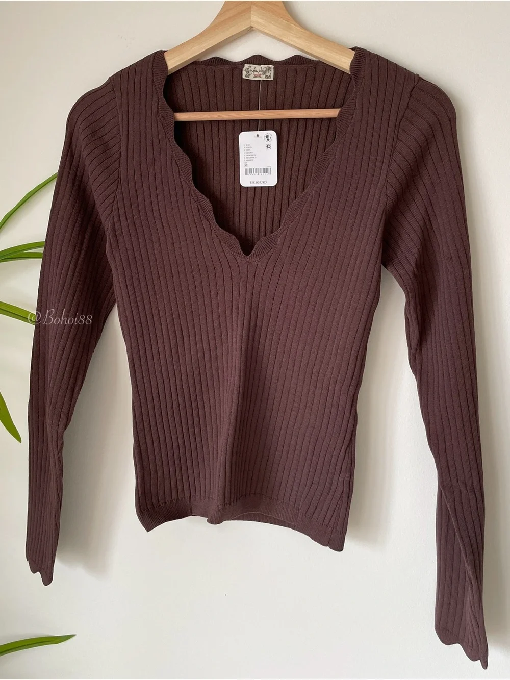 NWT Free People Easy Day Swit Long Sleeve Top